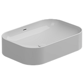 GSG Easy Раковина чаша 60х42 см, без перелива и отверстия под смеситель, цвет: белый глянцевый EALAVTP60000