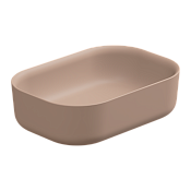 GSG Hit Раковина чаша 60х42 см, без перелива и отверстия под смеситель, цвет: cipria matt HILAVRE60032