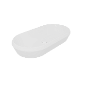 GSG Cruise Раковина чаша 80х42 см, без перелива и отверстия под смеситель, цвет: белый глянцевый CRLAVOV80000