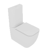 GSG Brio Чаша напольного унитаза 36х69 см, безободковый, цвет: белый глянцевый BRMBL000P