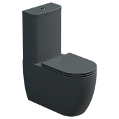 GSG Like Чаша напольного унитаза 36х69 см, безободковый, цвет: ebano matt LKMBL028P