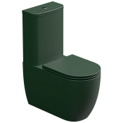 GSG Like Чаша напольного унитаза 36х69 см, безободковый, цвет: smeraldo matt LKMBL036P