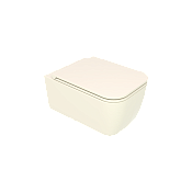 GSG Brio Чаша подвесного унитаза 36х52,5 см, безободковый, цвет: пергамон матовый BRWCSO015