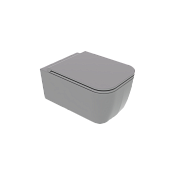 GSG Brio Чаша подвесного унитаза 36х52,5 см, безободковый, цвет: цемент матовый BRWCSO020