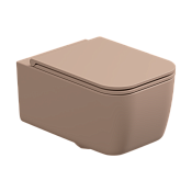 GSG Brio Чаша подвесного унитаза 36х52,5 см, безободковый, цвет: cipria matt BRWCSO032