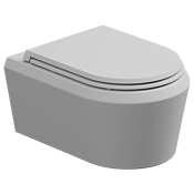 GSG Cruise Чаша подвесного унитаза 39х53 см, безободковый, цвет: белый матовый CRWCSO001