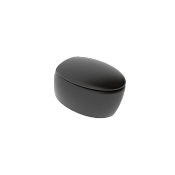 GSG Touch Чаша подвесного унитаза 38,5х55 см, безободковый, цвет: черный матовый TOWCSOSC003