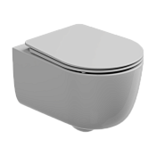 GSG Hit Чаша подвесного унитаза 36,5х51 см, смыв Smart Clean, безободковый, цвет: белый глянцевый HIWCSO000