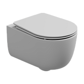 GSG Hit Чаша подвесного унитаза 36,5х51 см, смыв Smart Clean, безободковый, цвет: белый матовый HIWCSO001