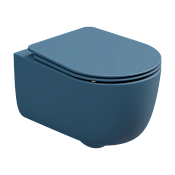 GSG Hit Чаша подвесного унитаза 36,5х51 см, смыв Smart Clean, безободковый, цвет: denim matt HIWCSO027