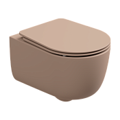 GSG Hit Чаша подвесного унитаза 36,5х51 см, безободковый, цвет: cipria matt HIWCSO032