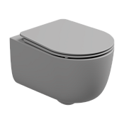 GSG Hit Чаша подвесного унитаза 36,5х51 см, смыв Smart Clean, безободковый, цвет: perla matt HIWCSO033