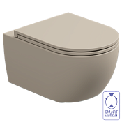 GSG Like Чаша подвесного унитаза 36х52,5 см, безободковый, цвет: sabbia matt LKWCSO034