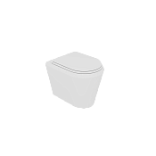 GSG Cruise Чаша приставного унитаза 39х53 см, безободковый, цвет: белый глянцевый CRWC01000