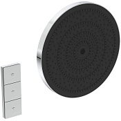 Ideal Standard Solos Верхний душ 30 см, 3 режима, с пультом управления, без кронштейна, цвет: chrome A7889AA