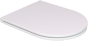 GSG Like Крышка-сиденье для подвесного унитаза, с микролифтом, цвет: белый глянцевый LKCOPRSLTICR000