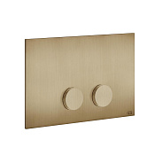 Gessi Anello Total Look Клавиша смыва, цвет: warm bronze brushed PVD 54623#726