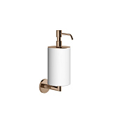 Gessi Anello Дозатор для жидкого мыла настенный, белая керамика, цвет: copper PVD 63713#030