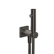 Gessi Rilievo Гигиенический душ настенный на 1/2, цвет: black metal brushed PVD 59153#707