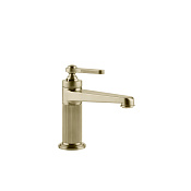 Gessi Venti20 Cмеситель для раковины с донным клапаном и соед. шлангами, цвет: brushed brass PVD 65001#727