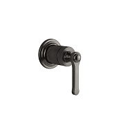 Gessi Внешняя часть встраиваемого смесителя, цвет: black metal brushed PVD 65109#707