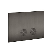 Gessi Клавиша смыва для унитаза, двойная, для Geberit цвет: black metal brushed PVD 54611#707