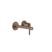 Gessi Ingranagio Внешняя часть смесителя для раковины, излив 14-16 см, цвет: copper brushed PVD 63581#708