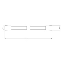 Gessi Шланг для душа 150см, цвет: dark bronze 01637#845