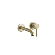 Gessi 316 Meccanica Встраиваемый смеситель для раковины, цвет: brushed brass PVD 54286#727