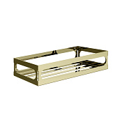 Gessi Rilievo Полка 30 см, цвет: brass PVD 59549#710