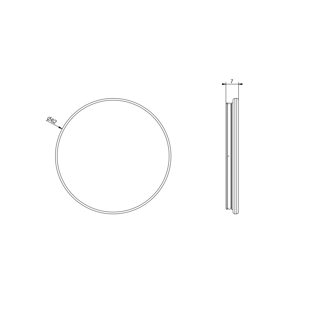 Gessi Origini Вставка для ручек, цвет: matte cipria 66600#275