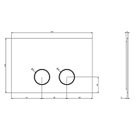 Gessi Клавиша смыва, для инсталляции Tece, цвет: copper PVD 54617#030