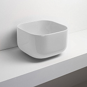 Simas Balloon Раковина чаша 40х40 см, без перелива и отверстия под смеситель, цвет: белый глянцевый BA04bi