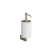 Gessi Habito Дозатор для жидкого мыла настенный белый, цвет: finox brushed nickel 66413#149