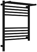 Сунержа Богема 3.1 с 1 полкой Полотенцесушитель электрический 50х60h см, левое, цвет: чёрный мат. 31-6006-6050