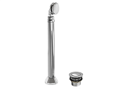 Burlington Clearwater Слив-перелив для ванны напольный, цвет: хром глянцевый CW11