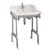 Burlington Консоль под раковину, напольная 60х52,8х78,5h см, цвет: полированный алюминий T38 ALU