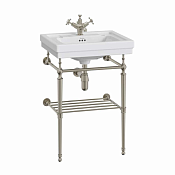 Burlington Полка для полотенец 47,5х37,7 см, накладная, цвет: шлифованный никель T22A-S BNKL