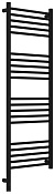 Сунержа Богема 3.1 прямая Полотенцесушитель электрический 40х120h см, левое, цвет: чёрный матовый 31-6004-1240
