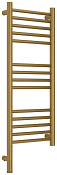 Сунержа Богема 3.1 прямая Полотенцесушитель элект. 30х80h см, левое, цвет: состаренная латунь браш. 051-6004-8030