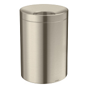 Axor Universal Ведро для мусора с крышкой, напольное, 5 литров, цвет: матовый никель 42872820