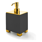 3SC Bemood Дозатор для жидкого мыла, настольный, композитная колба, цвет: polished gold 24Kt BEMDN01DAGD