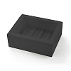 3SC Bemood Мыльница с композитной чашей, настольная, цвет: matt black BEMN01A