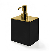 3SC Bemood Дозатор для жидкого мыла, настольный, композитная колба, цвет: matt gold 24Kt BEMN01DAGO