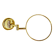 3SC SK Косметическое зеркало подвесное, 3х кратное увеличение, цвет: Polished Gold 24Kt ING06GD