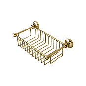 3SC New England Полочка-решетка 31x17 см, подвесная, цвет: Polished Gold 24Kt NE2GBGD