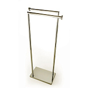 3SC Ribbon Стойка напольная с 2 полотенцедержателями, цвет: Matt Satin Brass RB50LX