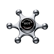 Burlington Birkenhead Вентиль для смесителя одинарный, цвет: хром/черный глянцевый V3 BLA