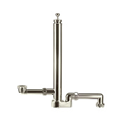 Burlington Слив-перелив для ванны "Пожарный гидрант", цвет: никель глянцевый ARC40