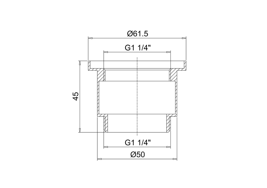 Burlington Arcade Удлинение слива, цвет: никель глянцевый ARCW19 NKL